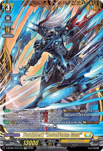 Youthberk "RevolForm: Gust" (FFR) (D-BT06/FFR11EN), D-BT06: Blazing Dragon Reborn — Vanguard card price