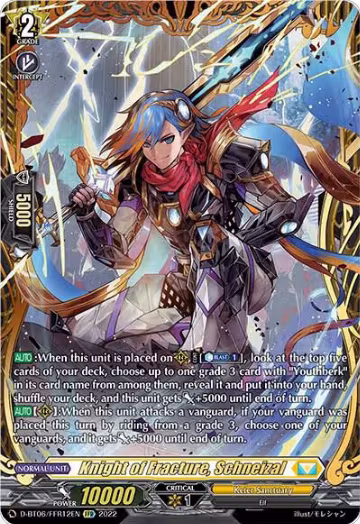 Knight of Fracture, Schneizal (FFR) (D-BT06/FFR12EN), D-BT06: Blazing Dragon Reborn — Vanguard card price