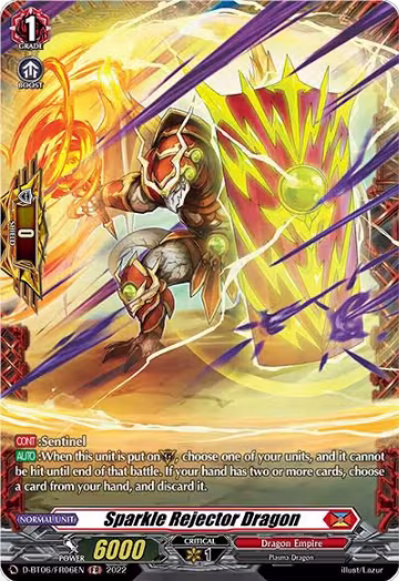 Sparkle Rejector Dragon (FR) (D-BT06/FR06EN), D-BT06: Blazing Dragon Reborn — Vanguard card price
