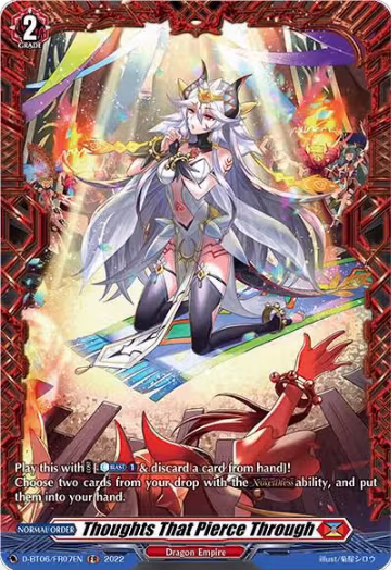 Thoughts That Pierce Through (FR) (D-BT06/FR07EN), D-BT06: Blazing Dragon Reborn — Vanguard card price