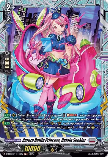 Aurora Battle Princess, Detain Seekler (FR) (D-BT06/FR19EN), D-BT06: Blazing Dragon Reborn — Vanguard card price