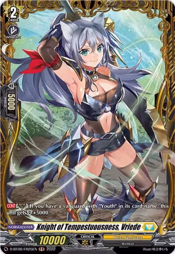 Knight of Tempestuousness, Vriede (FR) (D-BT06/FR25EN), D-BT06: Blazing Dragon Reborn — Vanguard card price