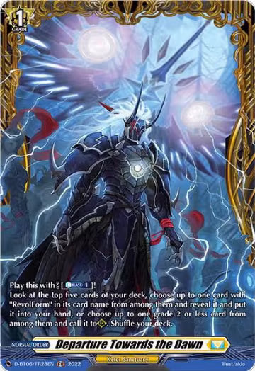 Departure Towards the Dawn (FR) (D-BT06/FR28EN), D-BT06: Blazing Dragon Reborn — Vanguard card price