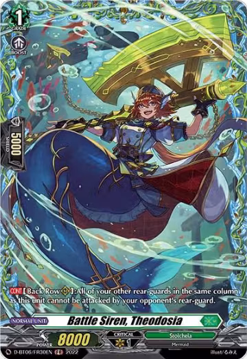 Battle Siren, Theodosia (FR) (D-BT06/FR30EN), D-BT06: Blazing Dragon Reborn — Vanguard card price