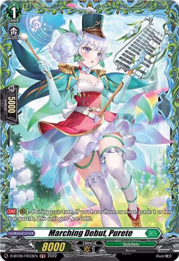 Marching Debut, Purete (FR) (D-BT06/FR33EN), D-BT06: Blazing Dragon Reborn — Vanguard card price