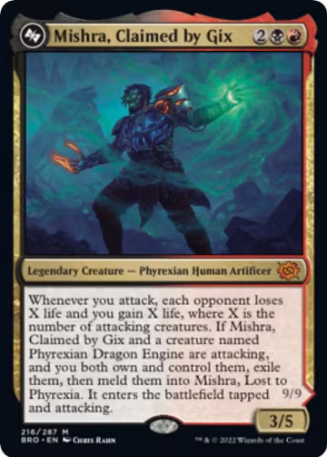 Mishra, Claimed by Gix (216), The Brothers' War — Magic card price