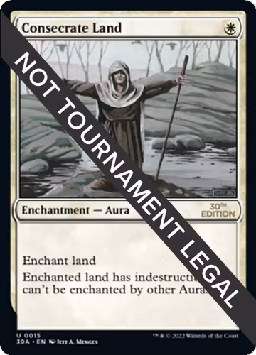 Consecrate Land (15), 30th Anniversary Edition — Magic card price