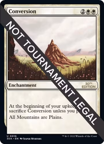 Conversion (16), 30th Anniversary Edition — Magic card price