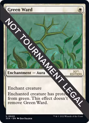 Green Ward (20), 30th Anniversary Edition — Magic card price