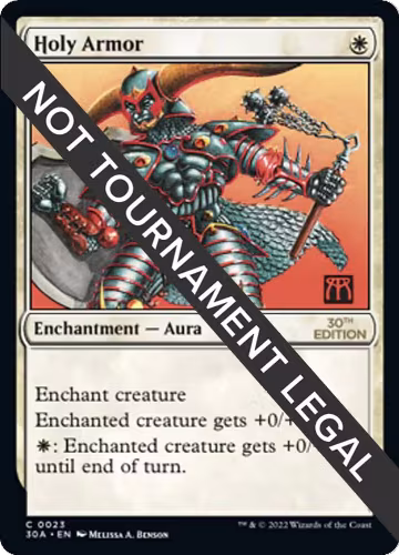 Holy Armor (23), 30th Anniversary Edition — Magic card price