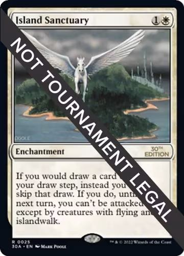 Island Sanctuary (25), 30th Anniversary Edition — Magic card price