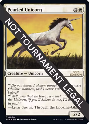 Pearled Unicorn (30), 30th Anniversary Edition — Magic card price