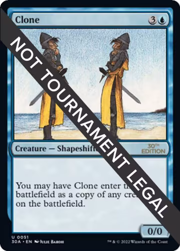 Clone (51), 30th Anniversary Edition — Magic card price
