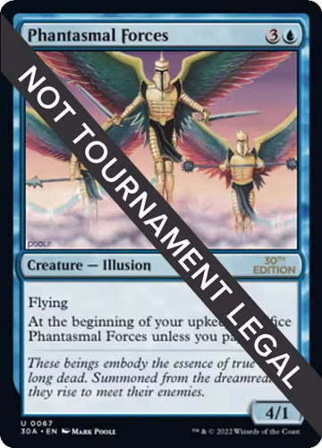 Phantasmal Forces (67), 30th Anniversary Edition — Magic card price