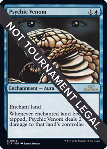 Psychic Venom (75), 30th Anniversary Edition — Magic card price