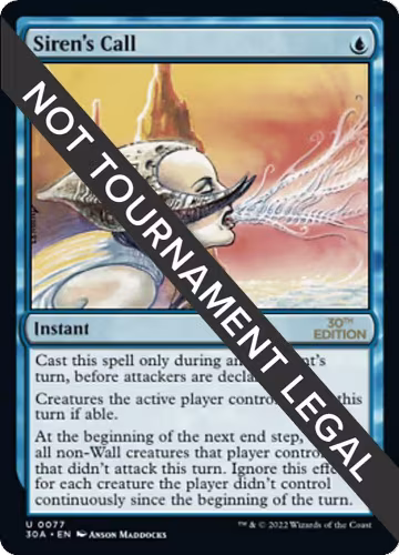 Siren's Call (77), 30th Anniversary Edition — Magic card price