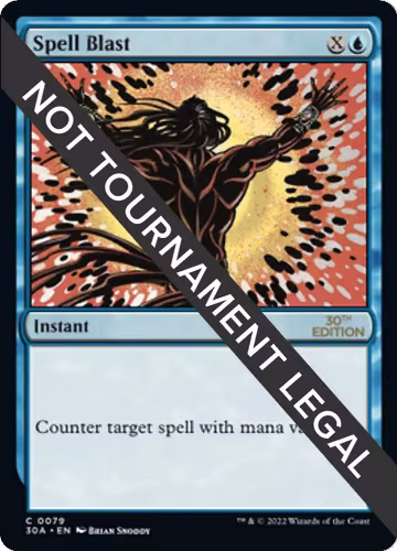 Spell Blast (79), 30th Anniversary Edition — Magic card price