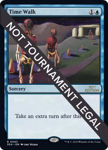 Time Walk (83), 30th Anniversary Edition — Magic card price