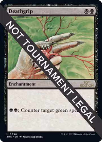 Deathgrip (98), 30th Anniversary Edition — Magic card price