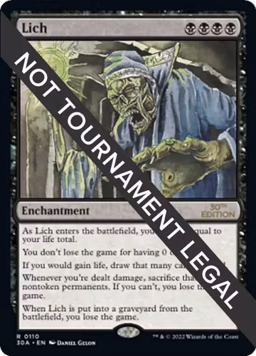 Lich (110), 30th Anniversary Edition — Magic card price