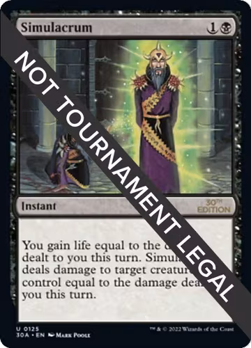 Simulacrum (125), 30th Anniversary Edition — Magic card price