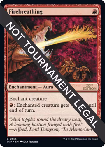 Firebreathing (146), 30th Anniversary Edition — Magic card price