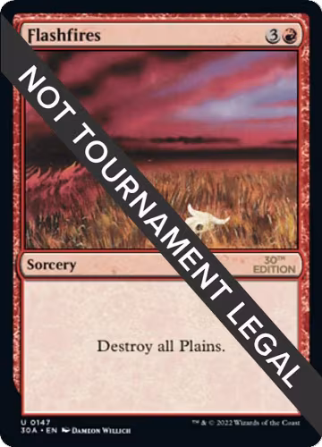 Flashfires (147), 30th Anniversary Edition — Magic card price