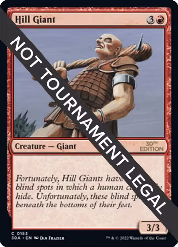 Hill Giant (153), 30th Anniversary Edition — Magic card price