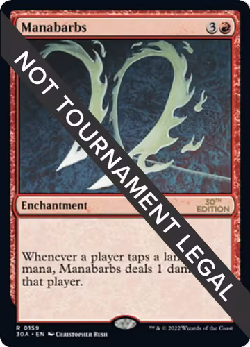 Manabarbs (159), 30th Anniversary Edition — Magic card price