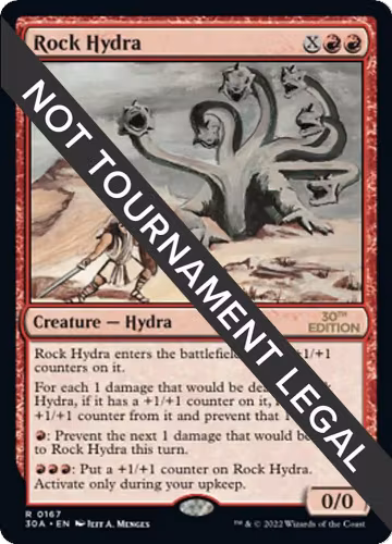 Rock Hydra (167), 30th Anniversary Edition — Magic card price
