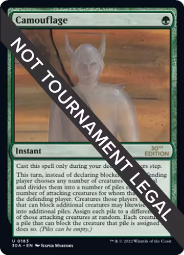 Camouflage (183), 30th Anniversary Edition — Magic card price