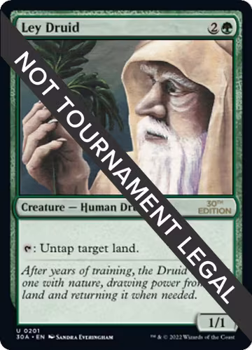 Ley Druid (201), 30th Anniversary Edition — Magic card price