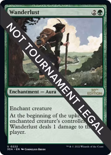 Wanderlust (222), 30th Anniversary Edition — Magic card price