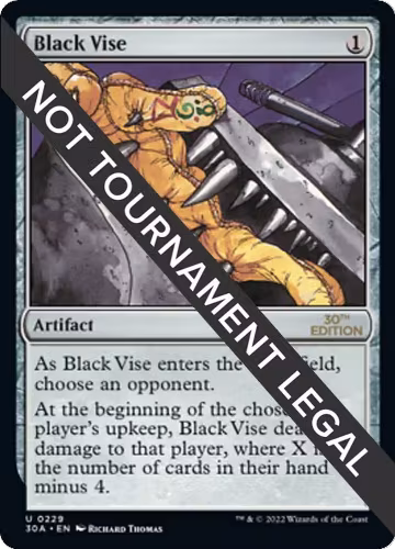Black Vise (229), 30th Anniversary Edition — Magic card price