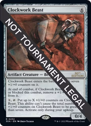 Clockwork Beast (232), 30th Anniversary Edition — Magic card price