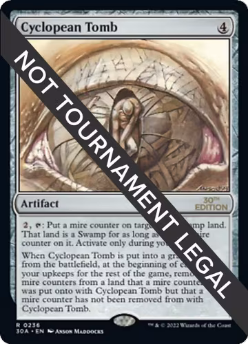 Cyclopean Tomb (236), 30th Anniversary Edition — Magic card price