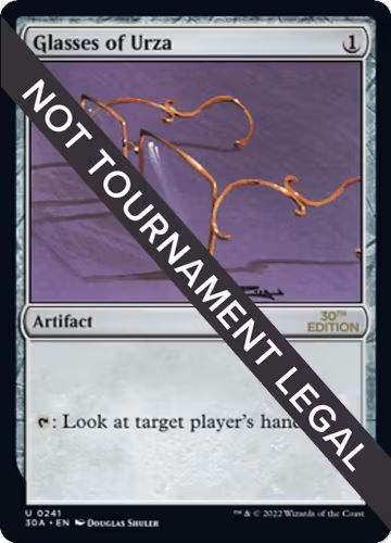 Glasses of Urza (241), 30th Anniversary Edition — Magic card price