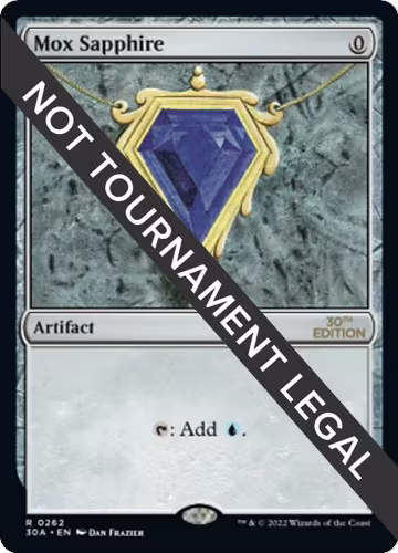 Mox Sapphire (262), 30th Anniversary Edition — Magic card price