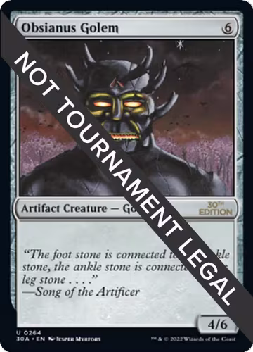 Obsianus Golem (264), 30th Anniversary Edition — Magic card price