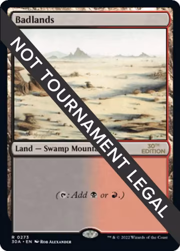 Badlands (273), 30th Anniversary Edition — Magic card price