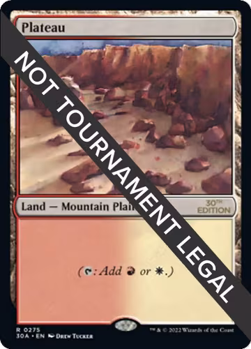 Plateau (275), 30th Anniversary Edition — Magic card price