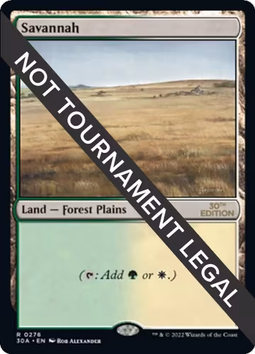 Savannah (276), 30th Anniversary Edition — Magic card price