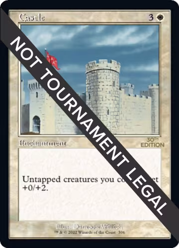 Castle (Retro Frame) (306), 30th Anniversary Edition — Magic card price