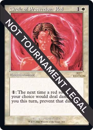 Circle of Protection: Red (Retro Frame) (310), 30th Anniversary Edition — Magic card price
