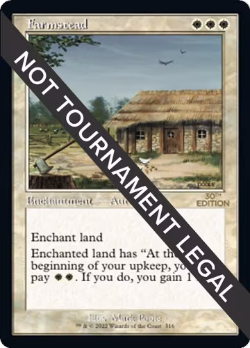 Farmstead (Retro Frame) (316), 30th Anniversary Edition — Magic card price