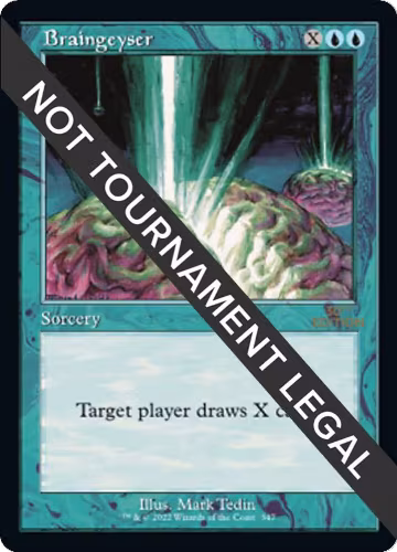 Braingeyser (Retro Frame) (347), 30th Anniversary Edition — Magic card price
