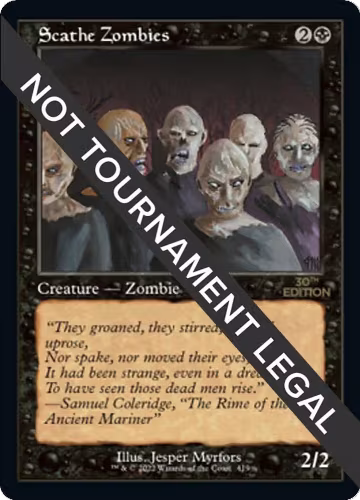 Scathe Zombies (Retro Frame) (419), 30th Anniversary Edition — Magic card price