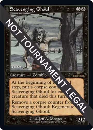 Scavenging Ghoul (Retro Frame) (420), 30th Anniversary Edition — Magic card price