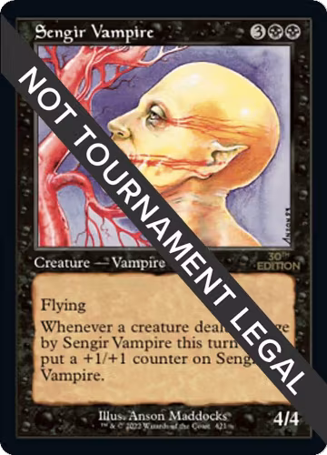 Sengir Vampire (Retro Frame) (421), 30th Anniversary Edition — Magic card price
