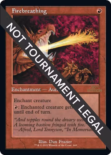 Firebreathing (Retro Frame) (443), 30th Anniversary Edition — Magic card price